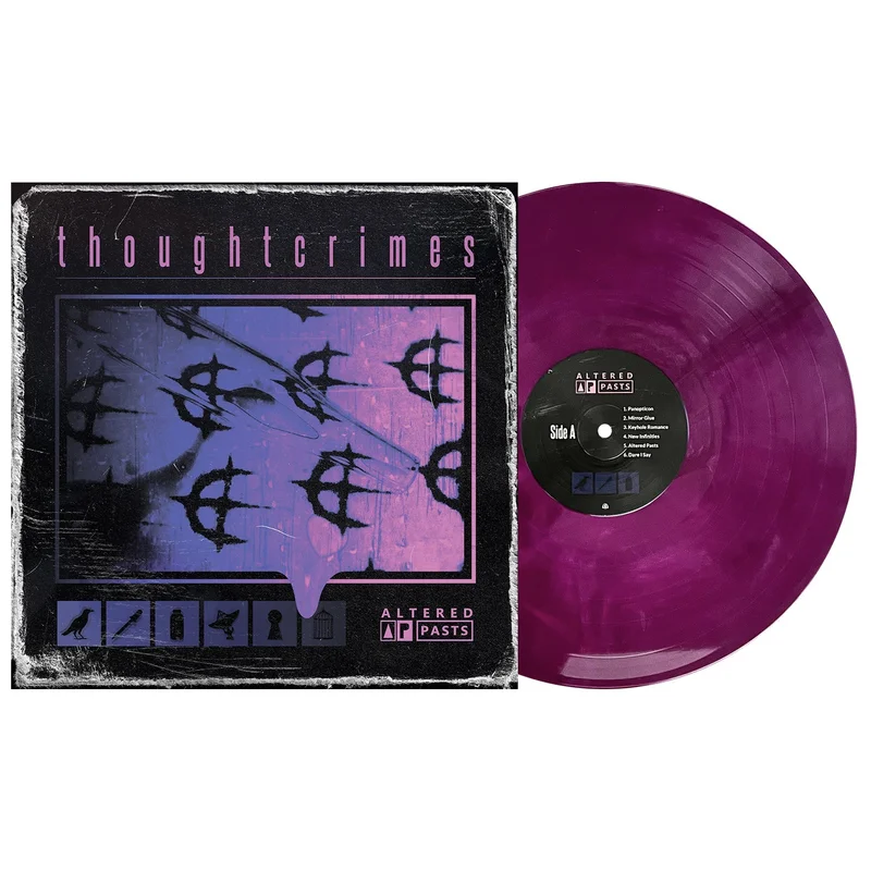 THOUGHTCRIMES ALTERED PASTS LP - LTD. 150 - DEEP PURPLE GALAXY