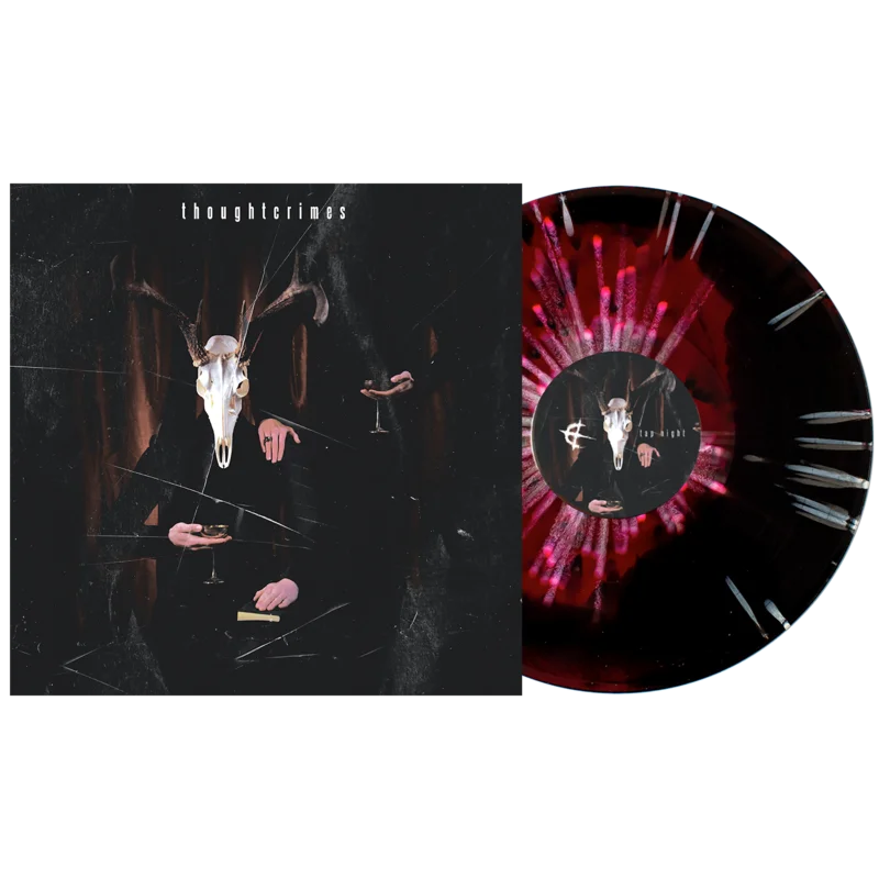 THOUGHTCRIMES TAP NIGHT LP - LTD. 150 - BLACK/RED SMASH/WHITE SPLATTER
