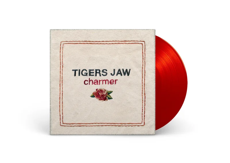 TIGERS JAW CHARMER LIMITED EDITION APPLE RED LP  ONLY 300 MADE