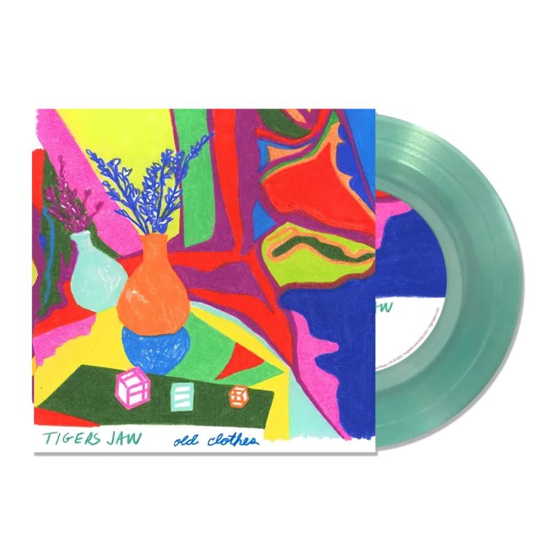 TIGERS JAW OLD CLOTHES 7" (Limited Edition  Only 300 Made, Coke Bottle Clear 7" Vinyl)
