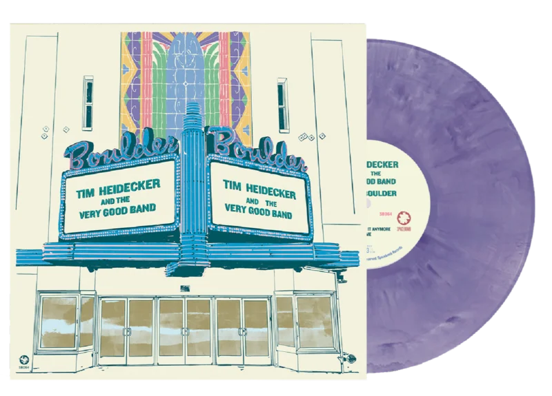 TIM HEIDECKER & THE VERY GOOD BAND (LIVE IN BOULDER) LP - LIGHT PURPLE BLAST