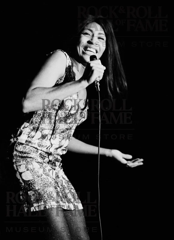 TINA TURNER  WITH MIC  1967