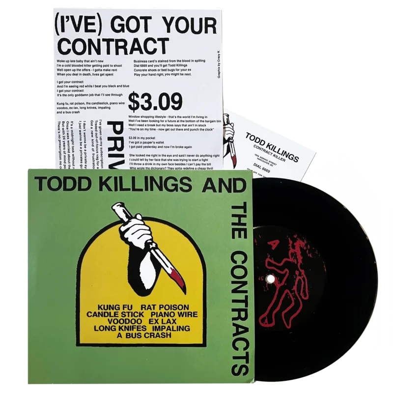Todd Killings And The Contracts: S/T 7"