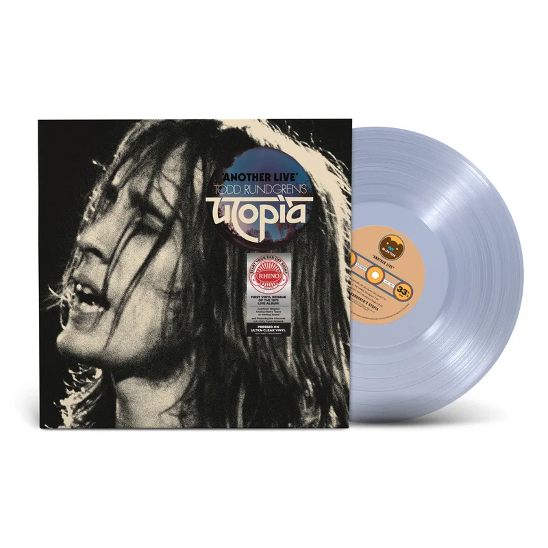 TODD RUNDGREN'S UTOPIA - ANOTHER LIVE - CLEAR COLOR - VINYL LP