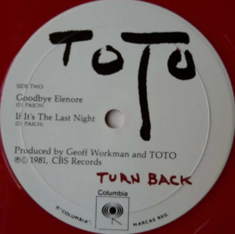 Toto: Turn Back Sampler 12"