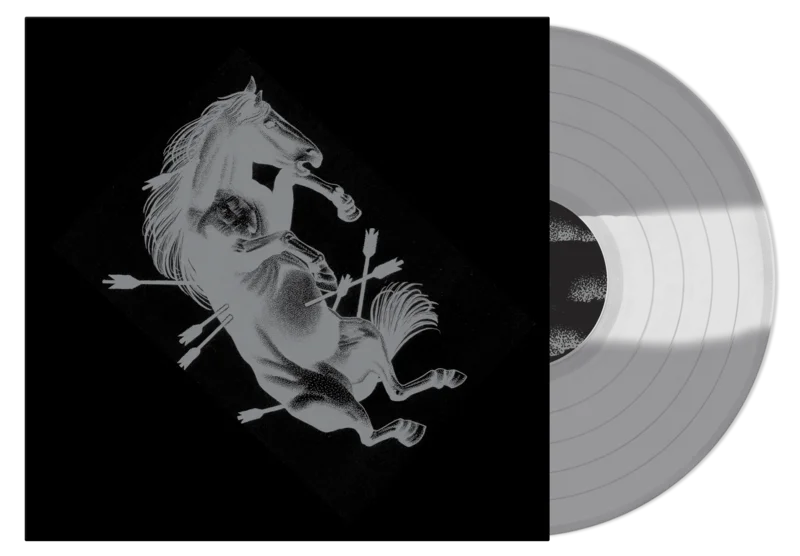 TOUCHE AMORE DEAD HORSE X LP - LTD. 400 - CLEAR/SILVER/TRI-COLOR STRIPED