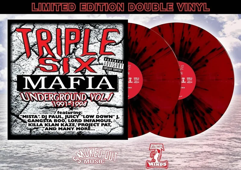 Triple Six Mafia: Underground Vol. 1 - 1991-1994 2x12" (red with black splash vinyl) (PRE-ORDER)