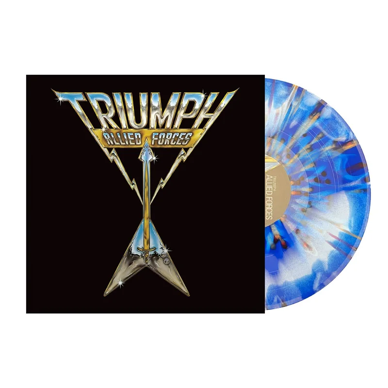 TRIUMPH ALLIED FORCES LP - LTD. 200 - BLUE/BLACK/RED/YELLOW SPLATTER