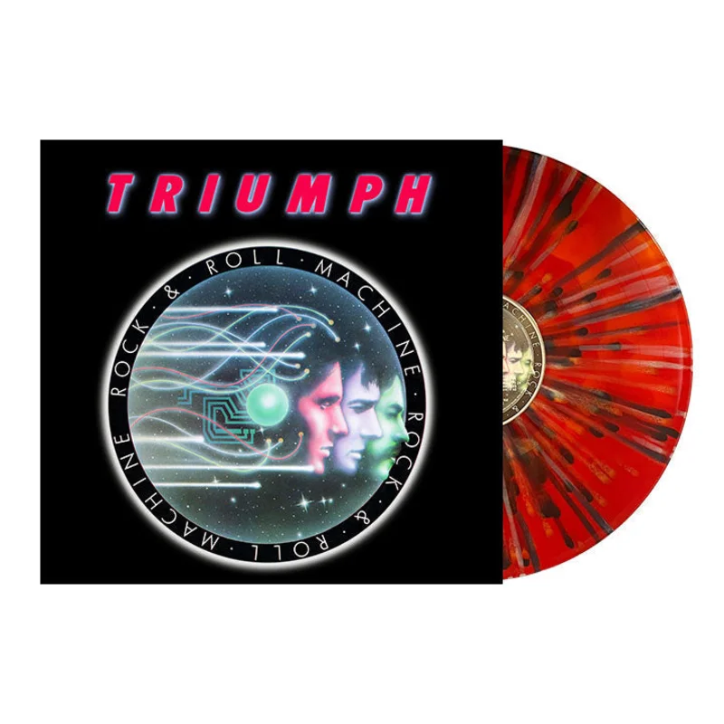 TRIUMPH ROCK & ROLL MACHINE LP - LTD. 300 - RED/BLACK/BLUE/ORANGE SPLATTER