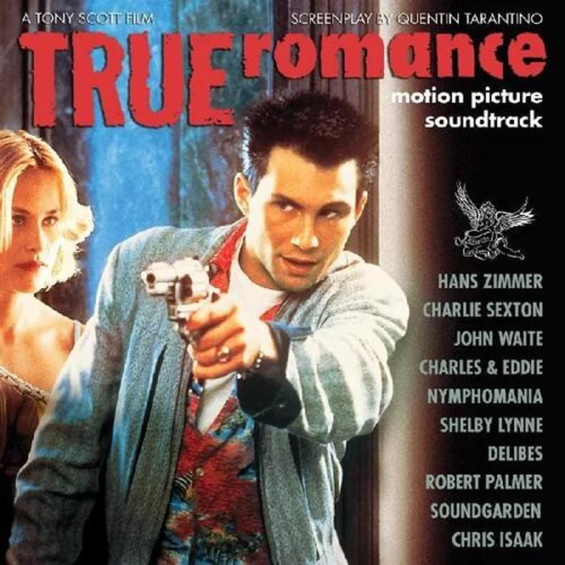 TRUE ROMANCE SOUNDTRACK LP - BLUE/MAGENTA SPLATTER