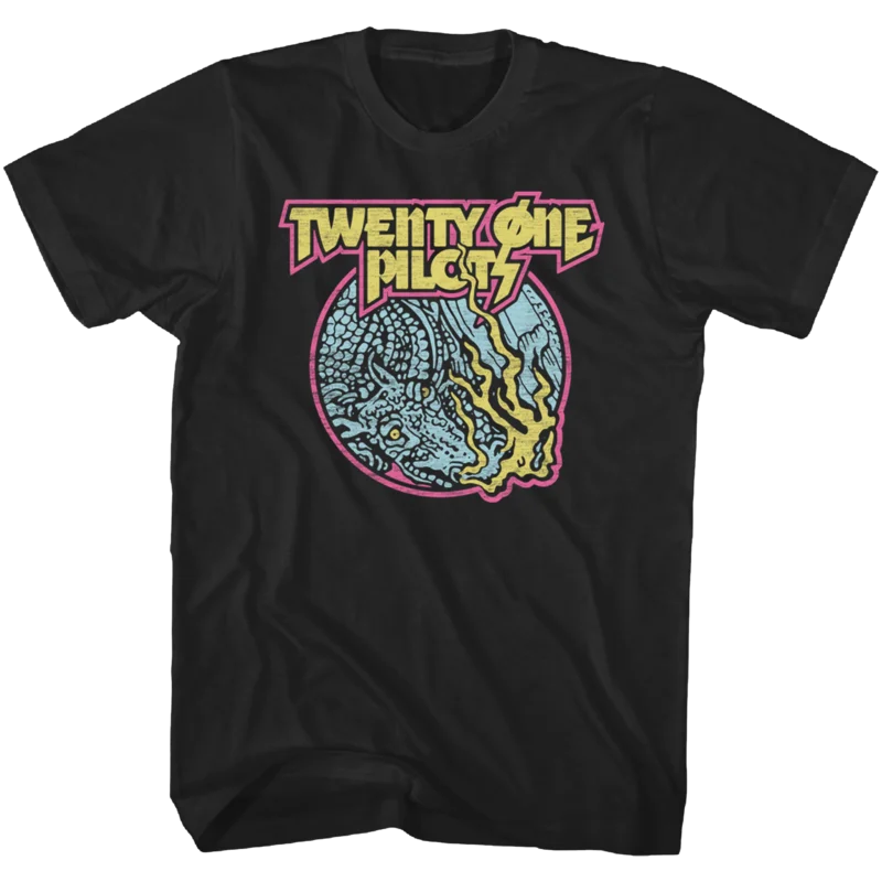 TWENTY ONE PILOTS 1 FLAME DRAGON black