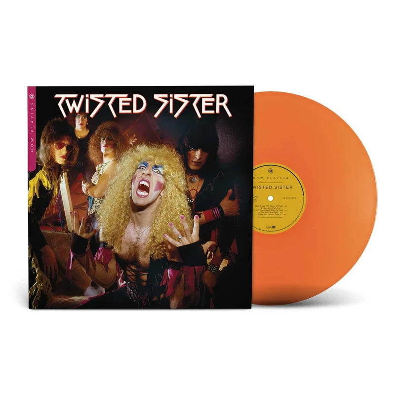 TWISTED SISTER 'NOW PLAYING' LP - ORANGE CRUSH
