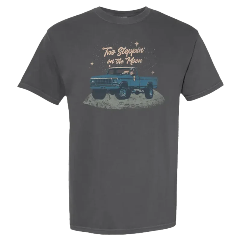 Two Steppin On The Moon Tee Pepper