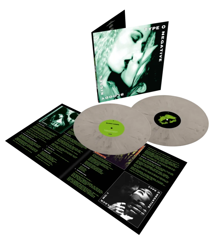 TYPE O NEGATIVE BLOODY KISSES: SUSPENDED IN DUSK 2LP - LTD. 1000 - GRAY SLIME