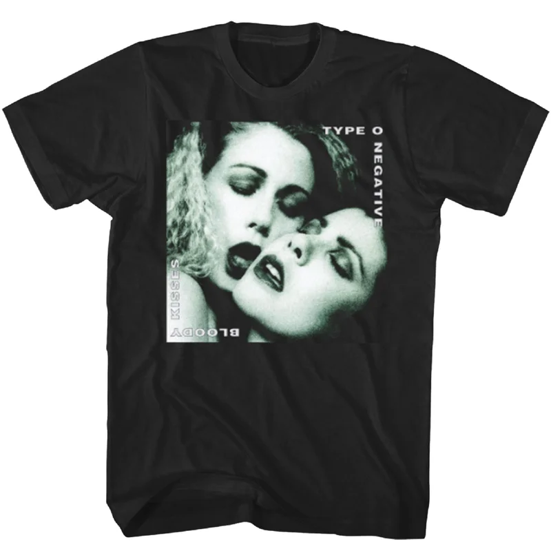 TYPE O NEGATIVE BLOODY KISSES T-SHIRTS black