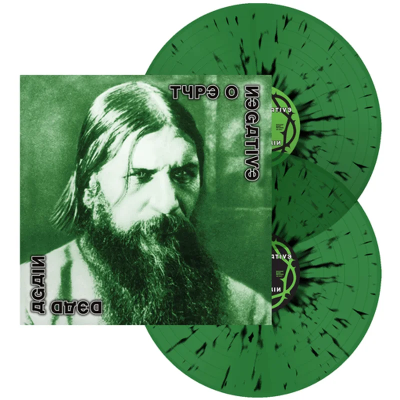 TYPE O NEGATIVE DEAD AGAIN 2LP - LTD. 500 - GREEN/BLACK SPLATTER
