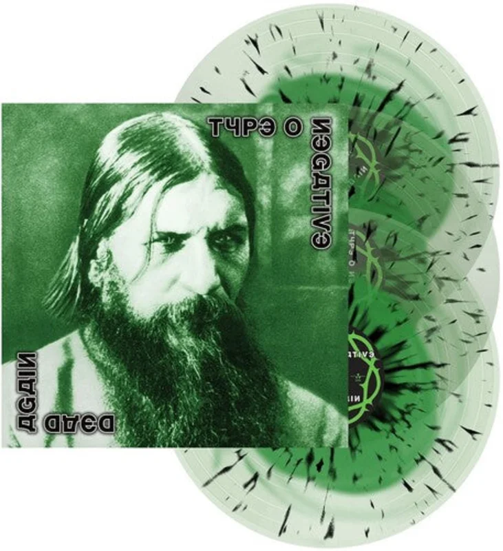 TYPE O NEGATIVE DEAD AGAIN 3LP - LTD. GREEN/BLACK SPLATTER