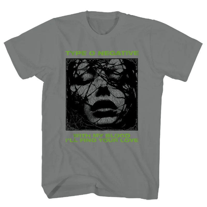 TYPE O NEGATIVE FIND YOUR LOVE CHARCOAL TEE CHARCOAL