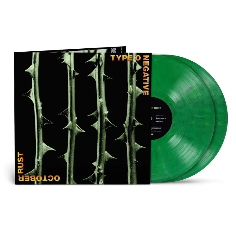 TYPE O NEGATIVE 'OCTOBER RUST' 2LP - GREEN/BLACK MARBLE