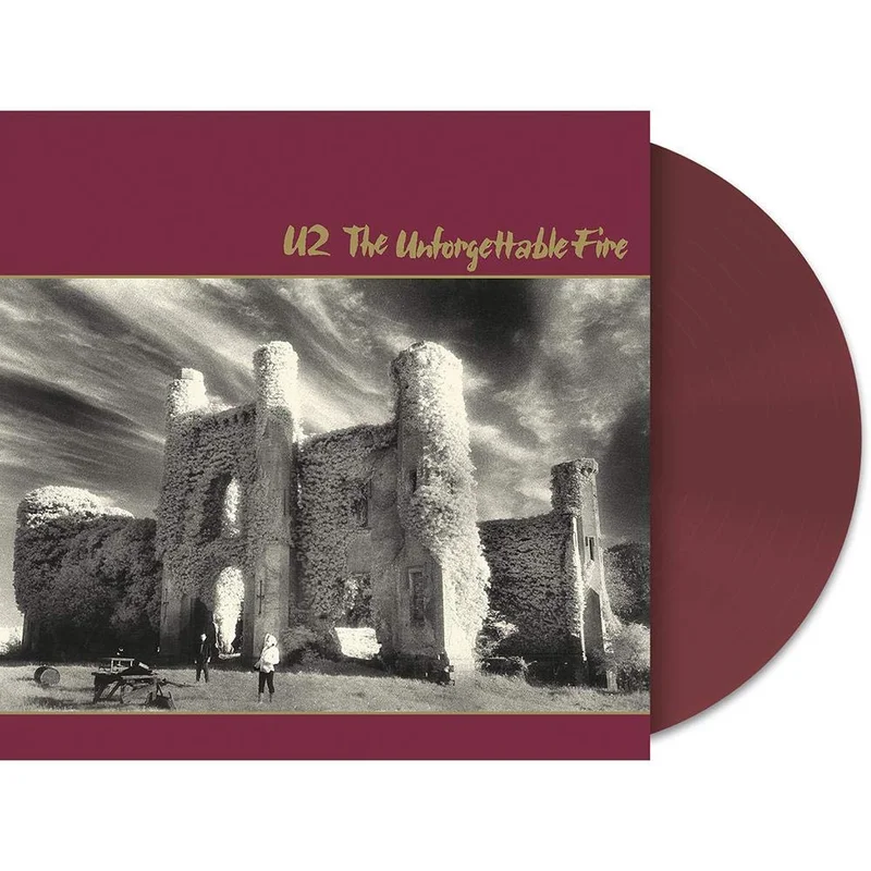 U2 'UNFORGETTABLE FIRE' LP - RED WINE
