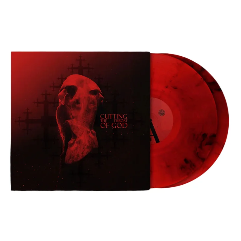 ULCERATE 'CUTTING THE THROAT OF GOD' 2LP - TRANSPARENT RED/BLACK SMOKE