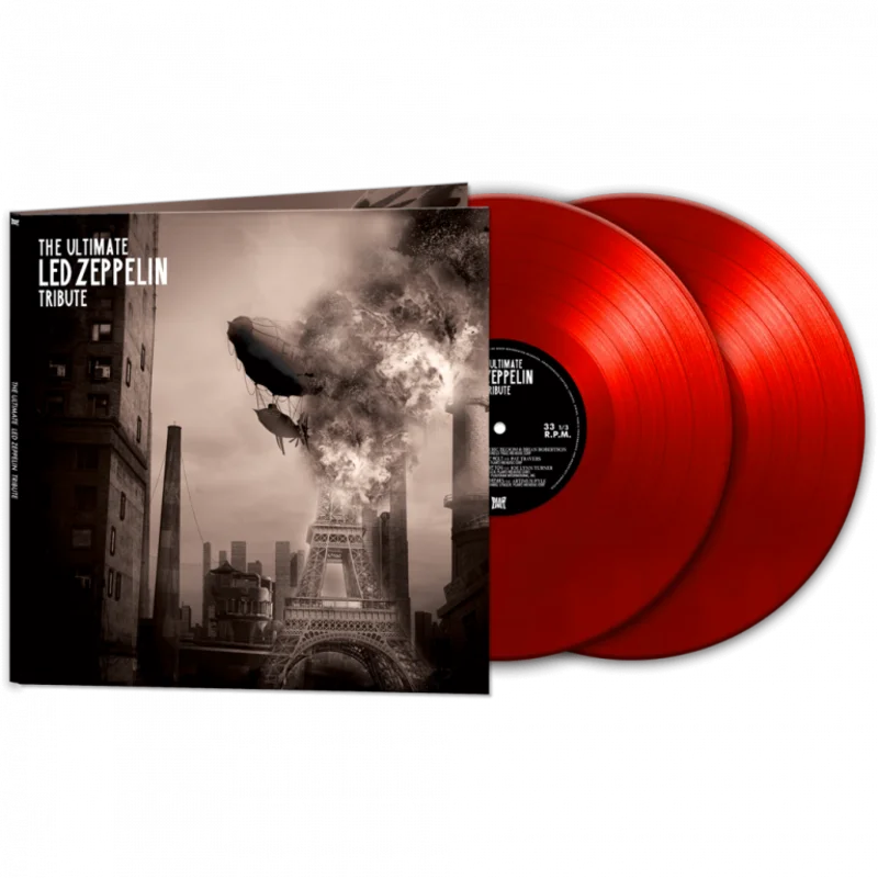 ULTIMATE LED ZEPPELIN TRIBUTE 2LP FT. DEEP PURPLE, BLUE OYSTER CULTS, THIN LIZZY, & MORE - RED