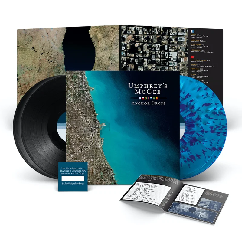 UMPHREY'S MCGEE 'ANCHOR DROPS REDUX' 2LP - REISSUE - BLUE SPLATTER