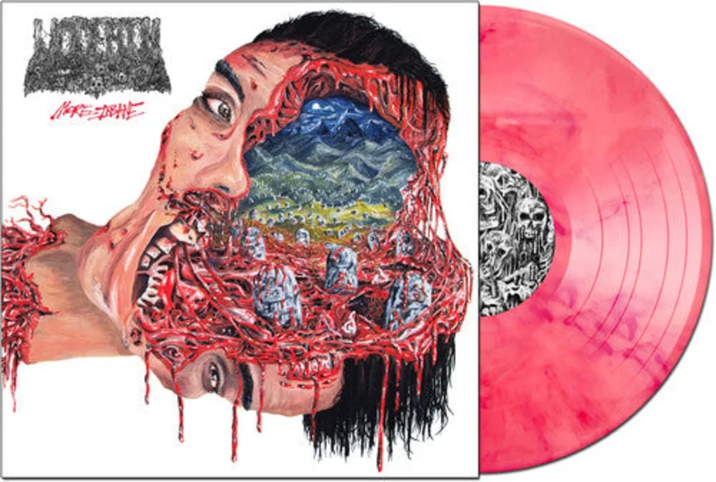 UNDEATH 'MORE INSANE' LP - RED FROM BEYOND