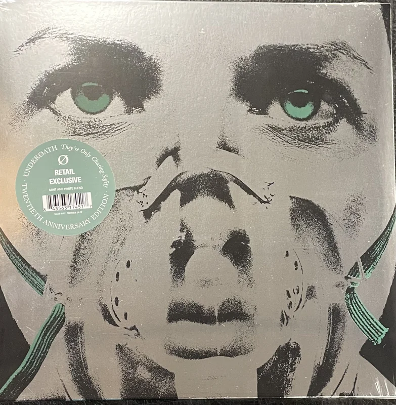 UNDEROATH 'THEY'RE ONLY CHASING SAFETY' LP - MINT/WHITE/BLEND