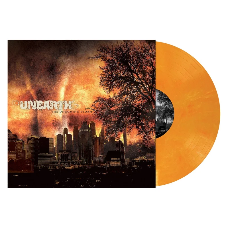 UNEARTH - 'THE ONCOMING STORM' - PUMPKIN/MARBLE