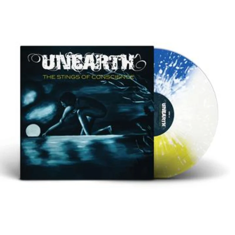 UNEARTH 'THE STINGS OF CONSCIENCE' LP - BLUE/WHITE/YELLOW/WHITE/SPLATTER