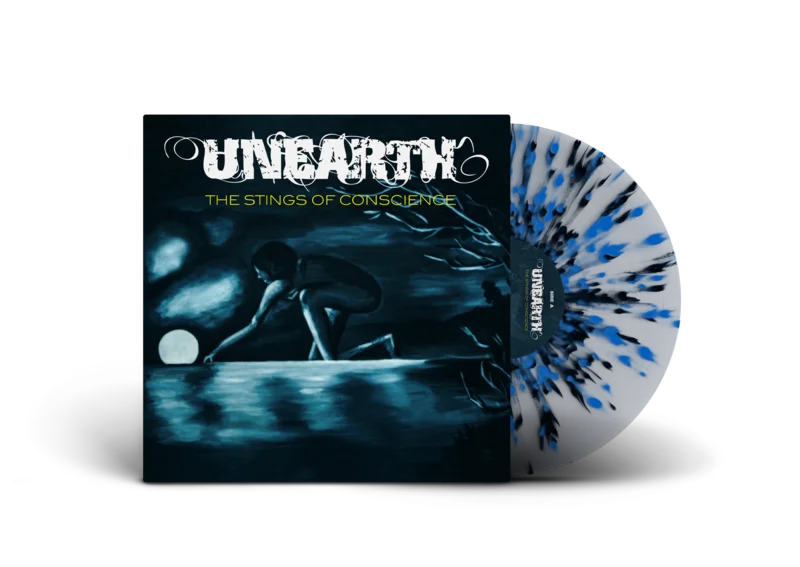 UNEARTH 'THE STINGS OF CONSCIENCE' LP - EXCLUSIVE - LTD. 300 - MILKY CLEAR/BLACK/SKY BLUE/SPLATTER