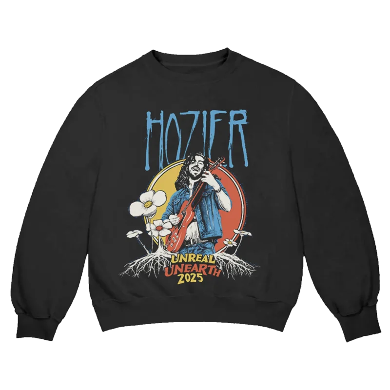 Unreal Unearth 2025 Black Flower Sweatshirt
