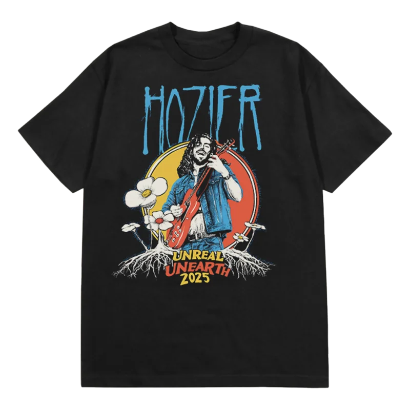 Unreal Unearth 2025 Black Flower T-Shirt