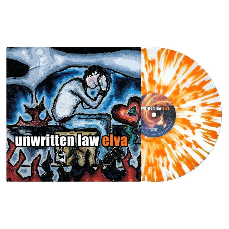 UNWRITTEN LAW ELVA LP - EXCLUSIVE - LTD. 200 - MILKY CLEAR/ORANGE/SPLATTER