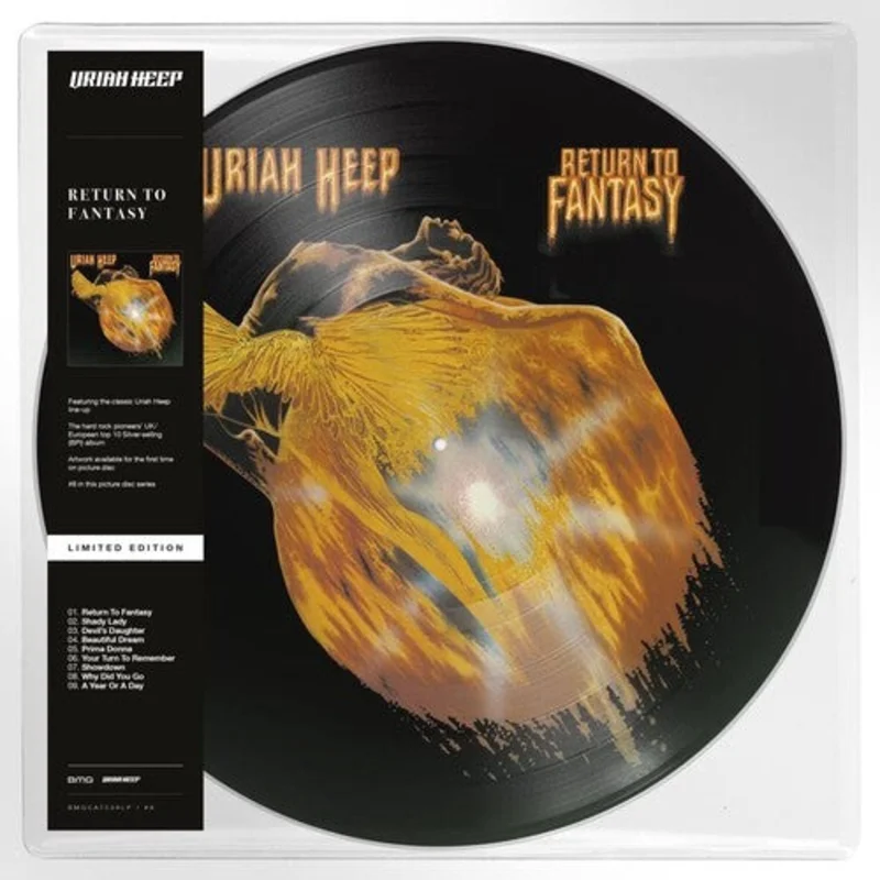 URIAH HEEP 'RETURN TO FANTASY' LP - PICTURE DISC