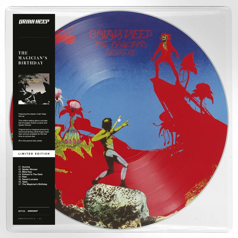 URIAH HEEP 'THE MAGICIAN'S BIRTHDAY' LP - PICTURE DISC