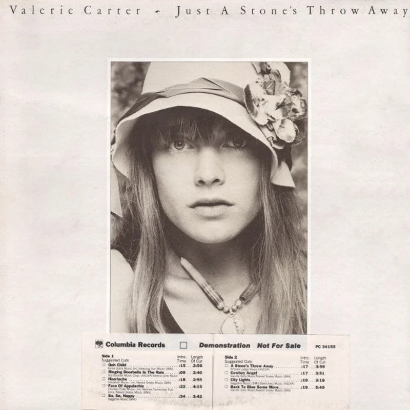 Valerie Carter: Just A Stone's Throw Away 12"