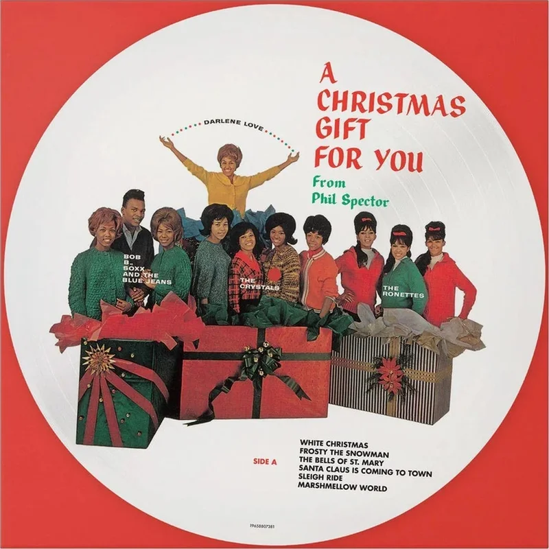 VARIOUS ARTISTS - A CHRISTMAS GIFT FOR YOU FROM PHILLES RECORDS - PICTURE DISC - VINYL LP