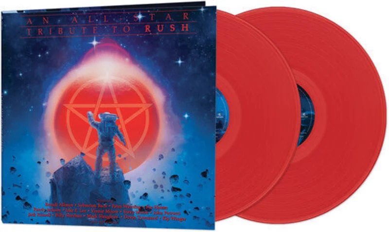VARIOUS ARTISTS 'ALL-STAR TRIBUTE TO RUSH' 2LP - RED