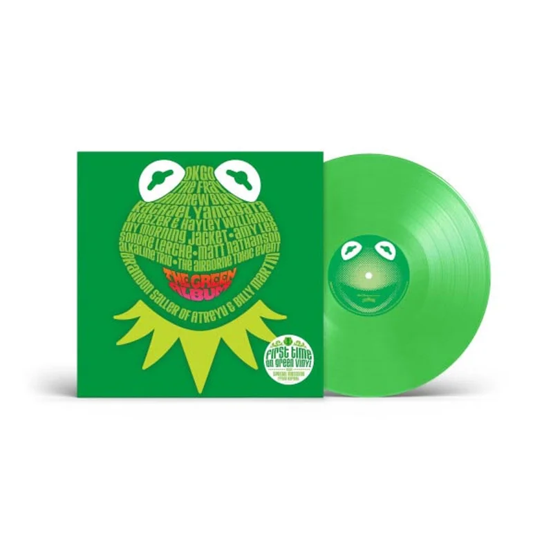 VARIOUS ARTISTS 'MUPPETS: THE GREEN ALBUM' LP - SPRING GREEN