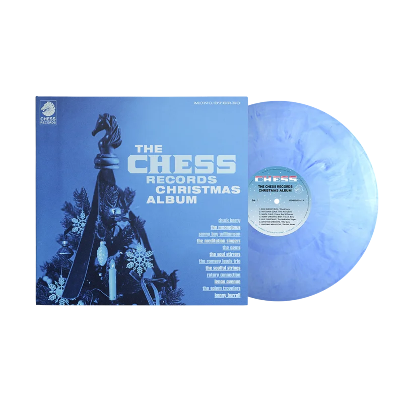 VARIOUS ARTISTS - THE CHESS RECORDS CHRISTMAS ALBUM - BLUE COLOR - VINYL LP