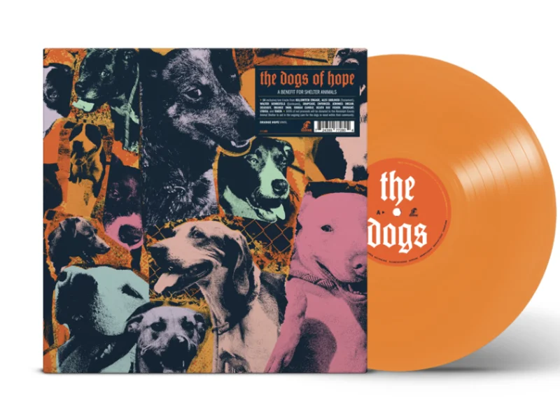 VARIOUS ARTISTS THE DOGS OF HOPE LP - ORANGE