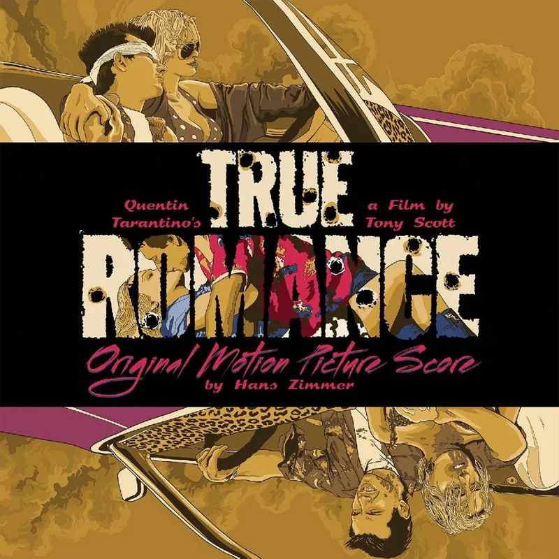 VARIOUS ARTISTS 'TRUE ROMANCE SCORE' 2LP - CLEANING PRODUCTS SPLATTER