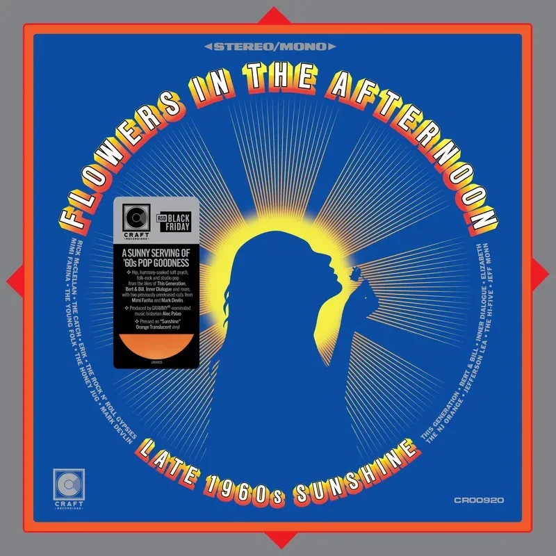 Various: Flowers In the Afternoon: Late 1960's Sunshine 12" (Black Friday 2025)