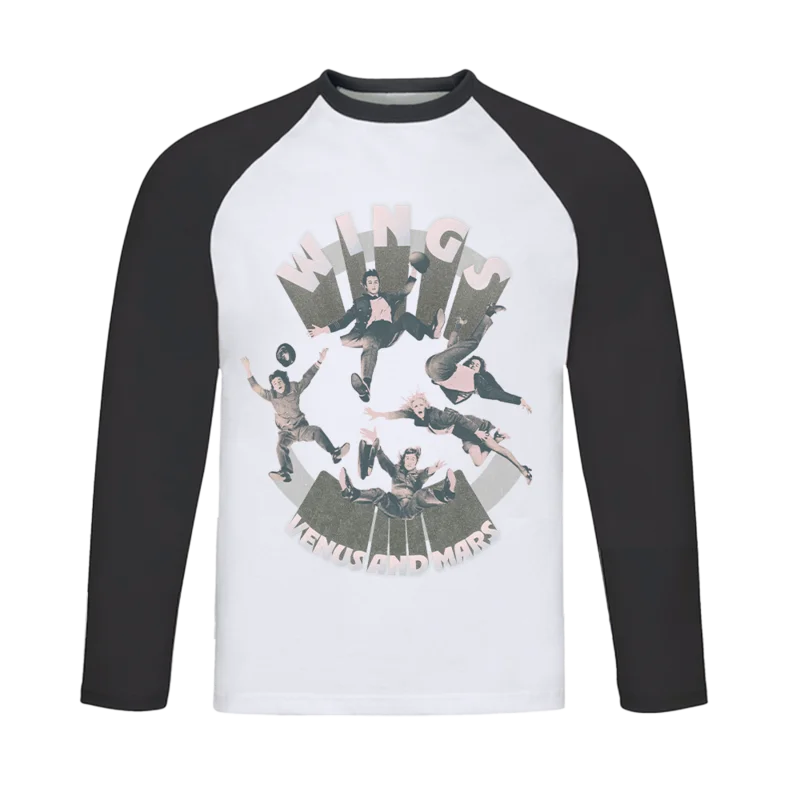 Venus and Mars Black Raglan