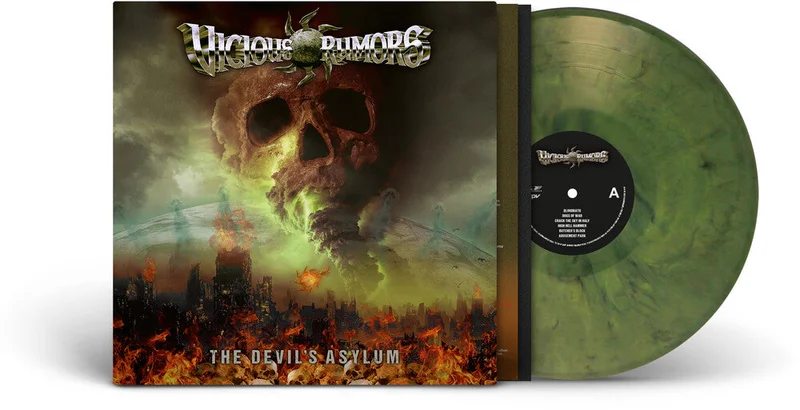 Vicious Rumors: Devil's Asylum 12" (black/green/yellow vinyl) (PRE-ORDER)