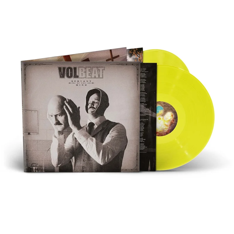 VOLBEAT SERVANT OF THE MIND 2LP - EXCLUSIVE - LTD. 400 - OPAQUE YELLOW