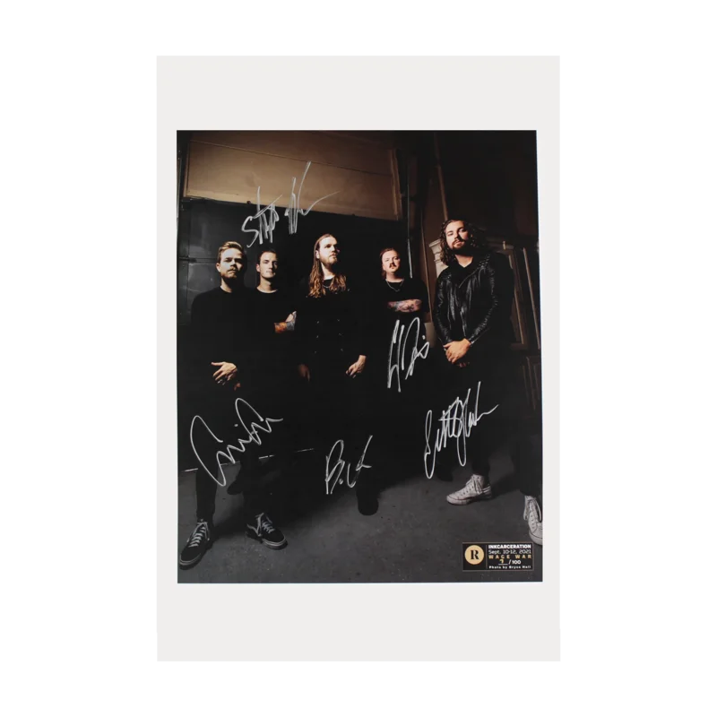 WAGE WAR X REVOLVER X INKCARCERATION - SIGNED FESTOVAL POSTER