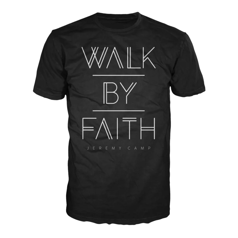 Walk By Faith Black T-Shirt